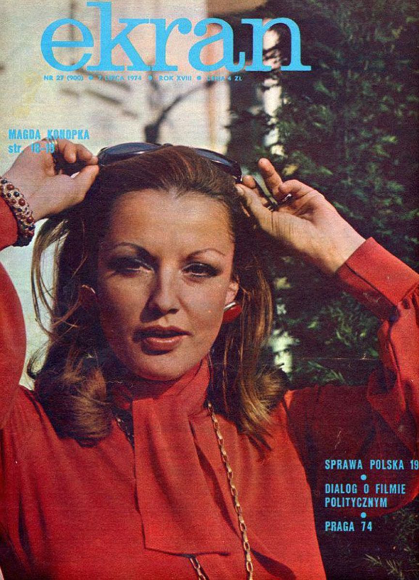 EKRAN (Po) magazine side cover Issue 900 (27) 7 July 1974